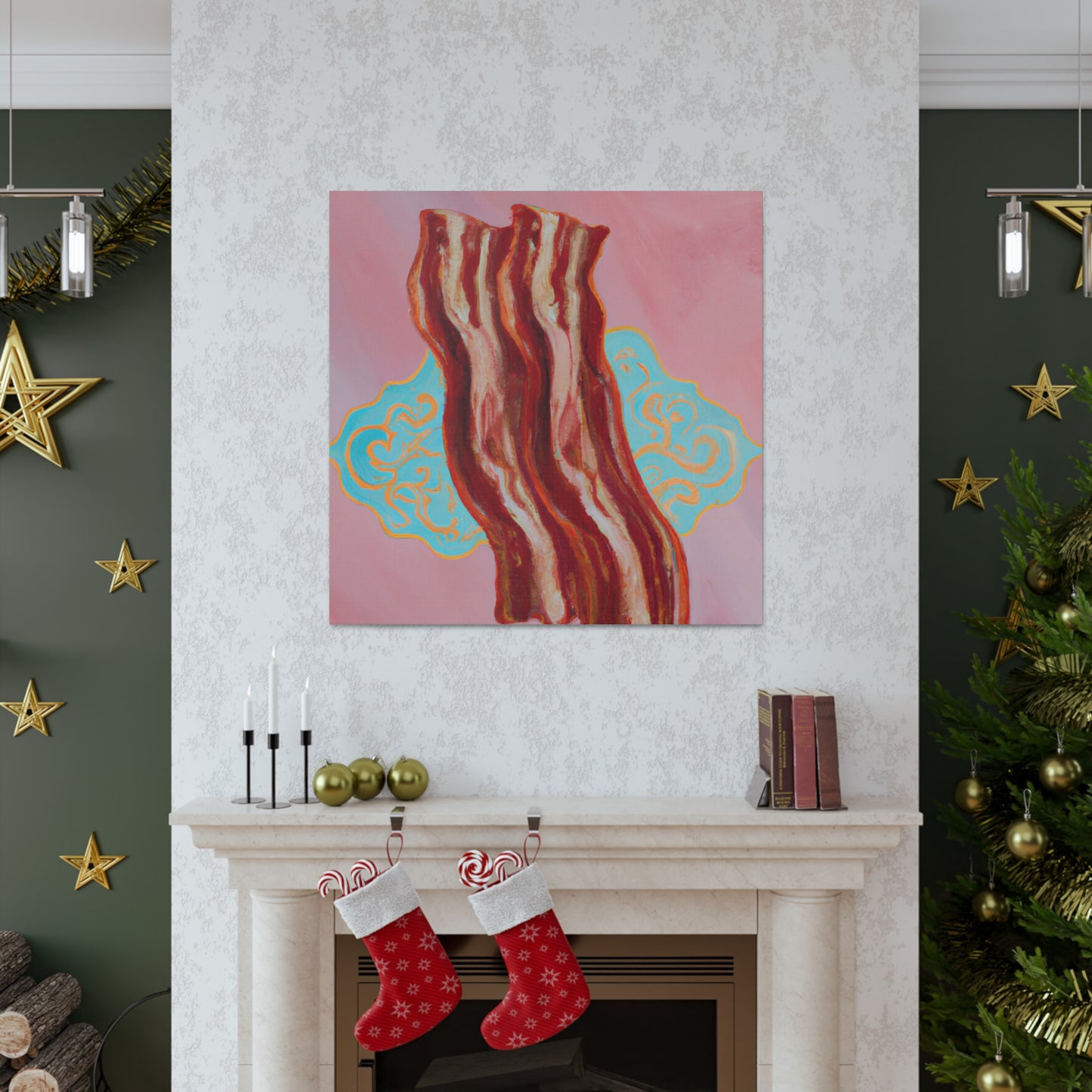 Bacon by Candlelight - Canvas