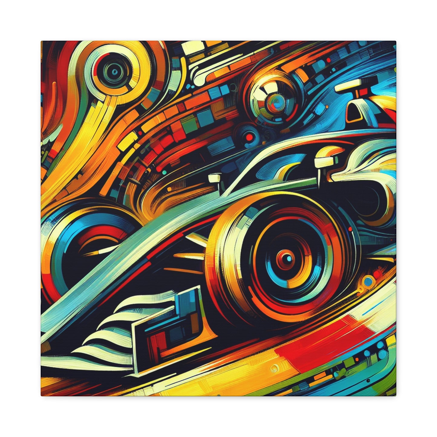 Rhythmic Circular Motion - Canvas