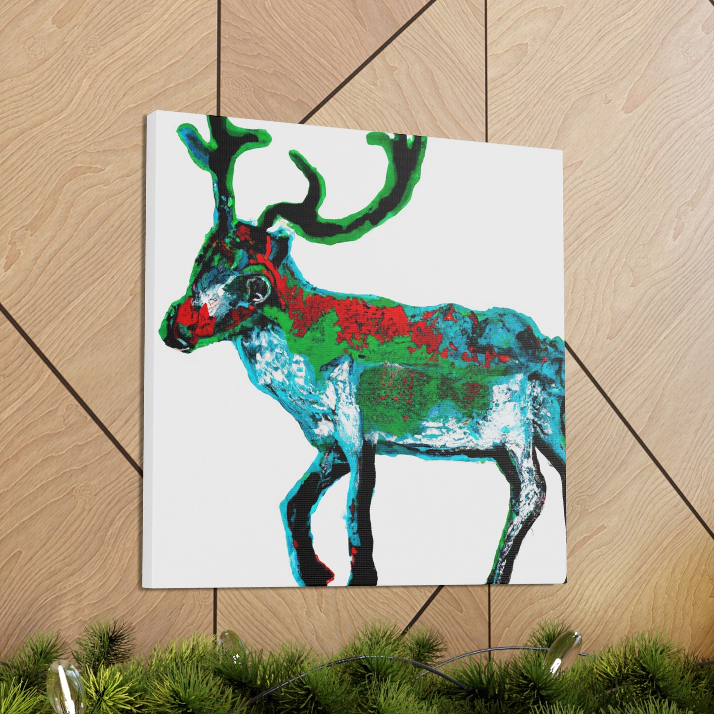 Reindeers in Winterland - Canvas