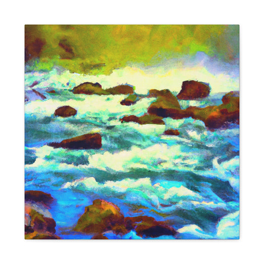 "River Reflections Impressionism" - Canvas