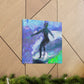 Surfers on Wave Crest - Canvas