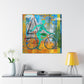 Bicycling Through the Jazz Age - Canvas