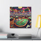 "Glittering Game Floor" - Canvas