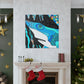 "Great White Shark Surge" - Canvas