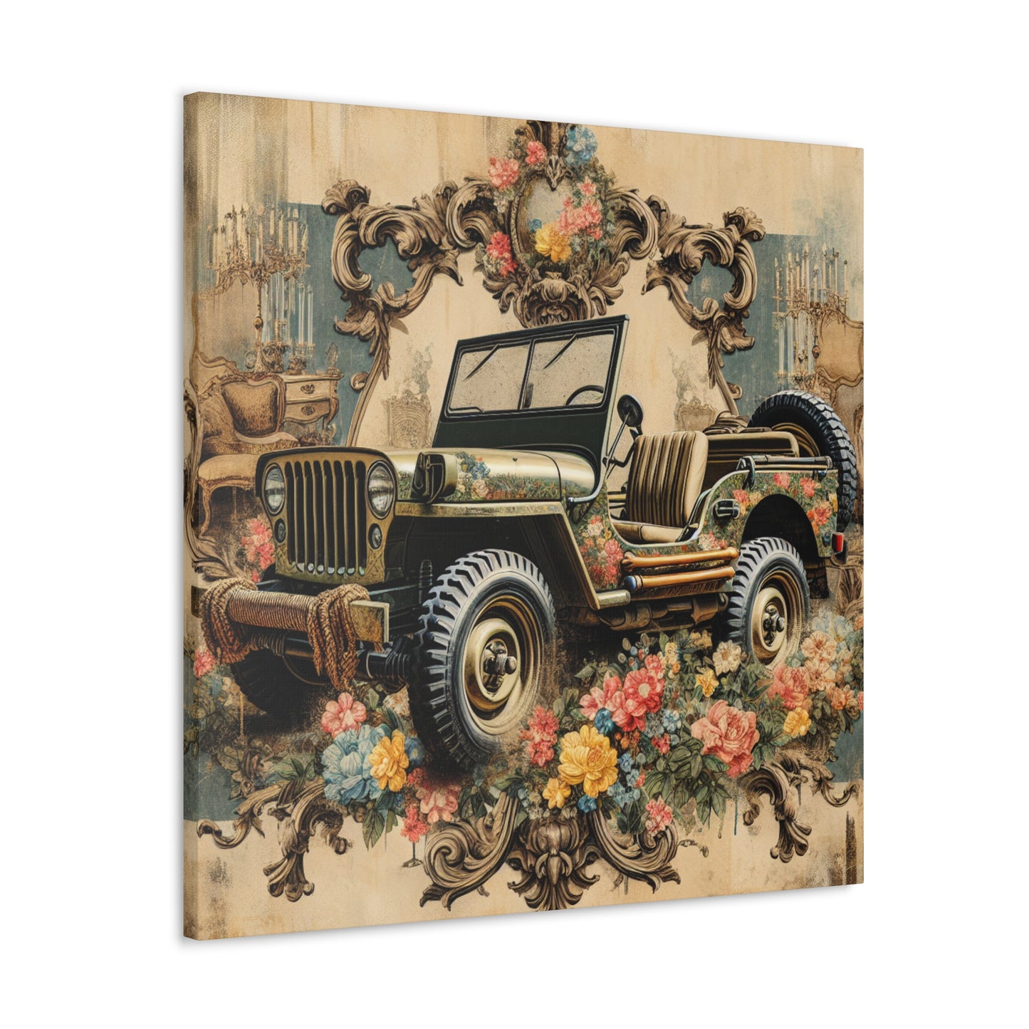 Whimsy Amidst Opulent Luxury - Canvas