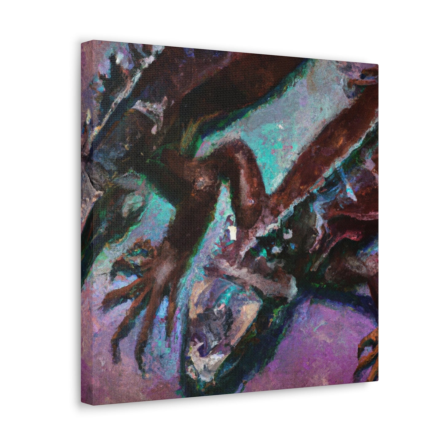 Iguanas in Abstraction - Canvas