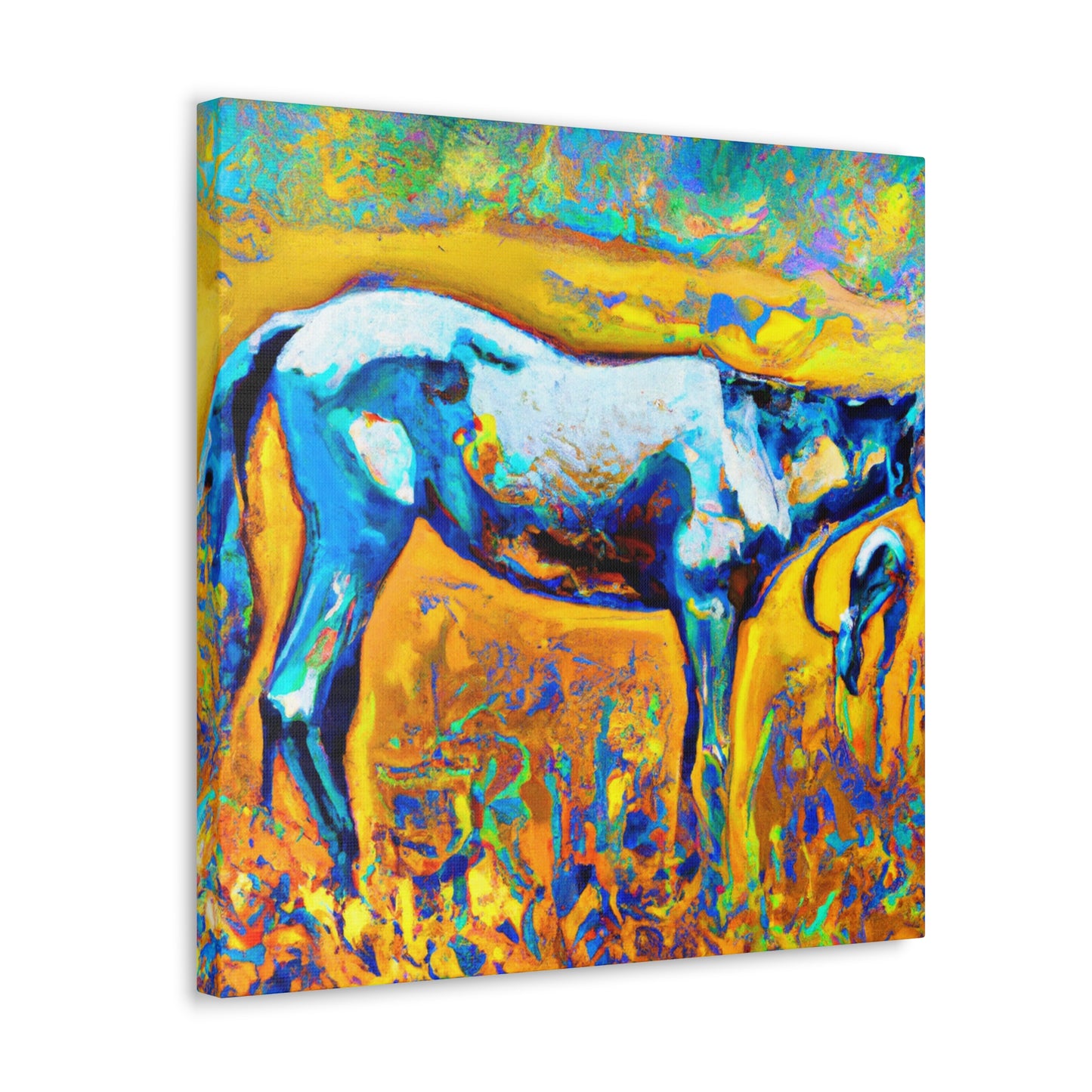 "Horse of Abstraction" - Canvas