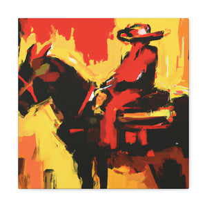 Saddle in Abstract forms - Canvas