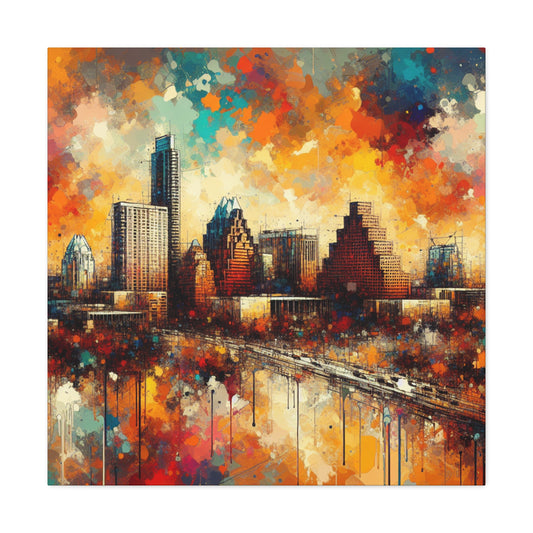 "Texan Tapestry Unveiled" - Canvas