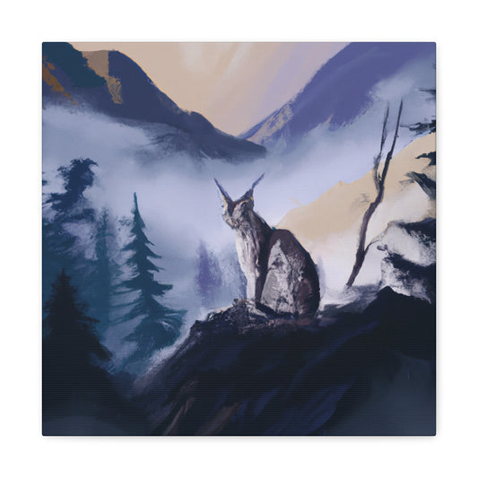 Serene Lynx Portrait - Canvas