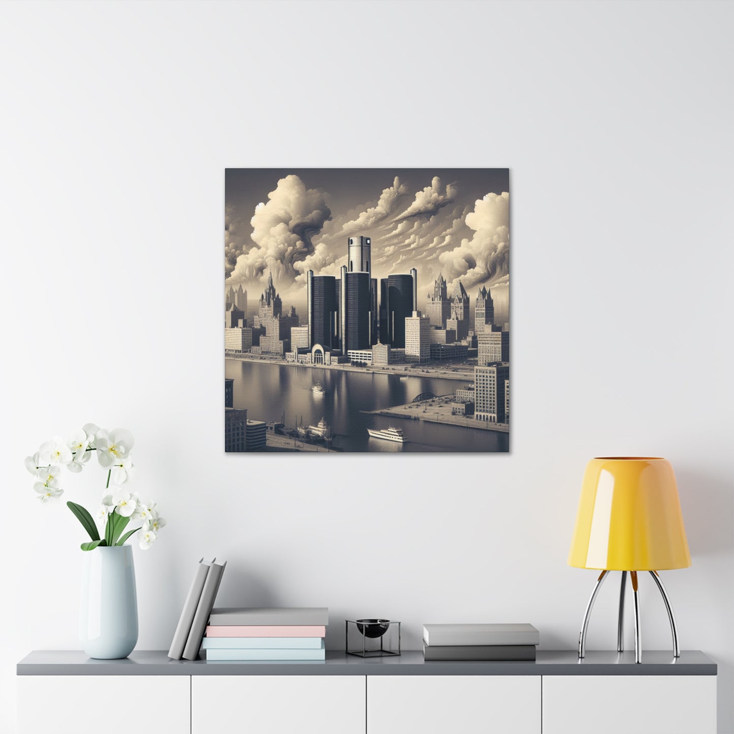 "Motor City Dreamscape" - Canvas