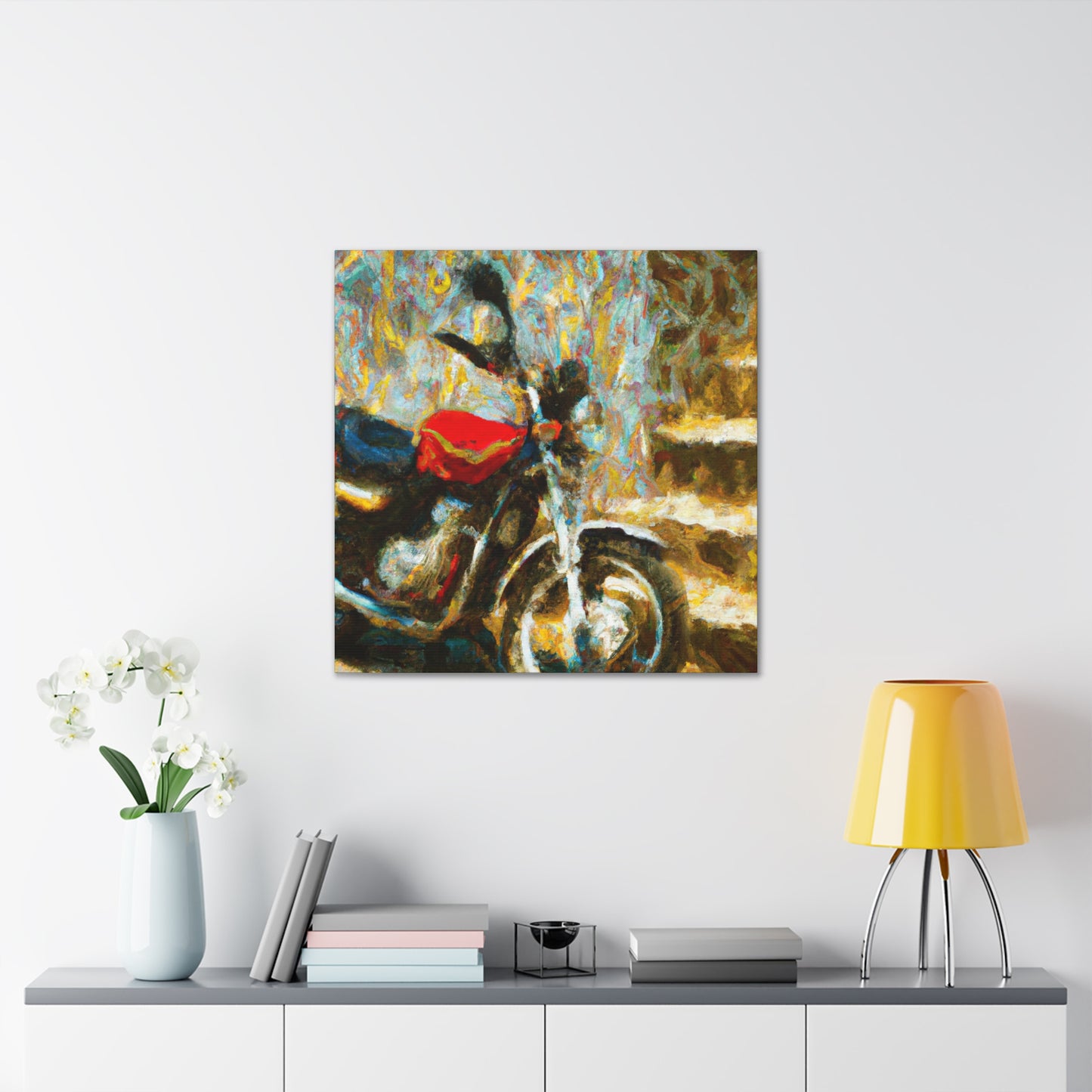 Speed on Two Wheels - Canvas