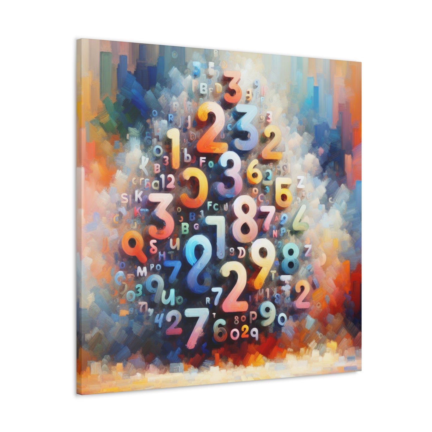 "Whimsical Language Delights" - Canvas