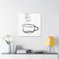 Coffee Cup Minimalism - Canvas