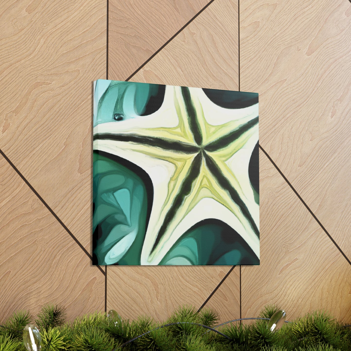 "Starfish Sparkles Aloft" - Canvas