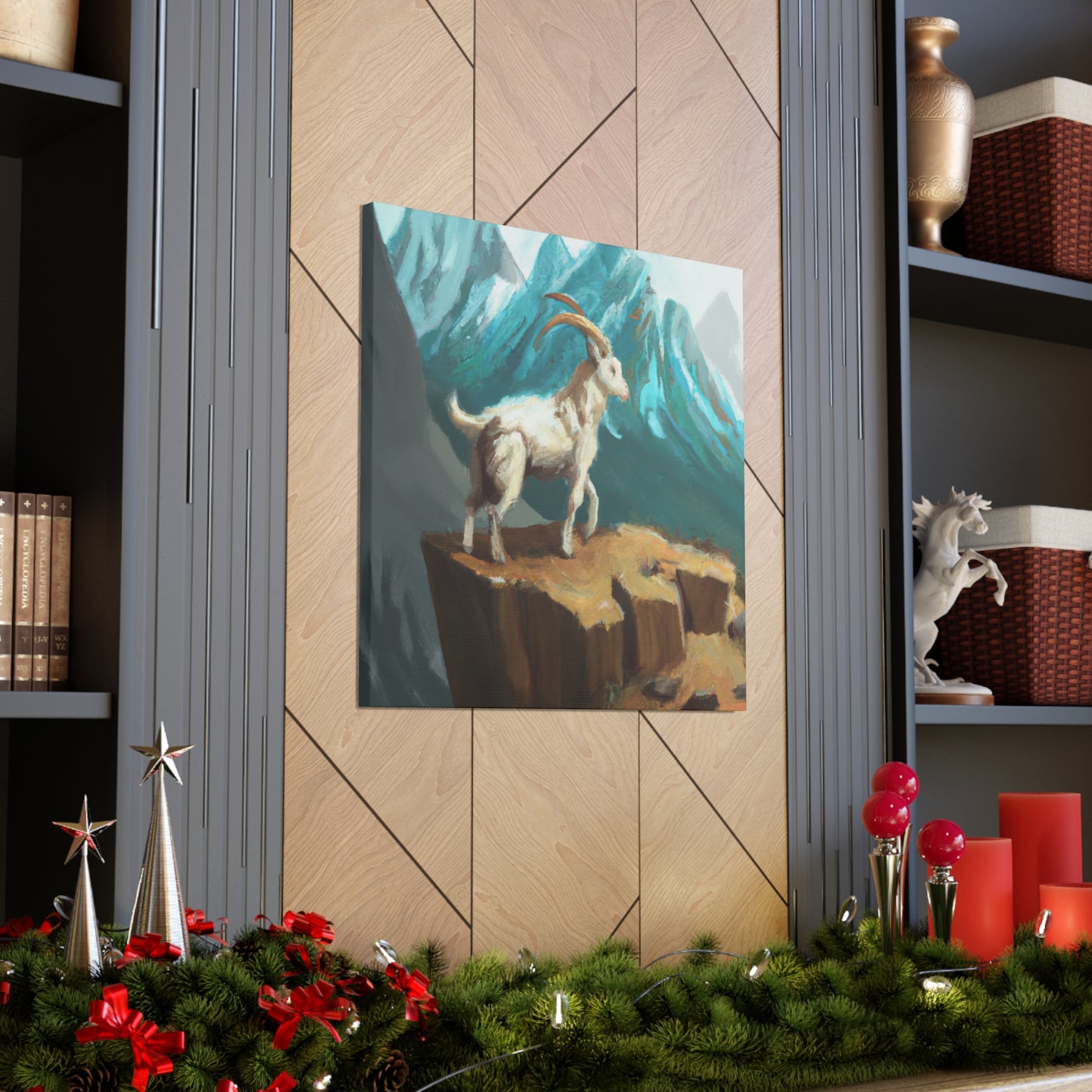 Mountain Goat Dreamscape - Canvas