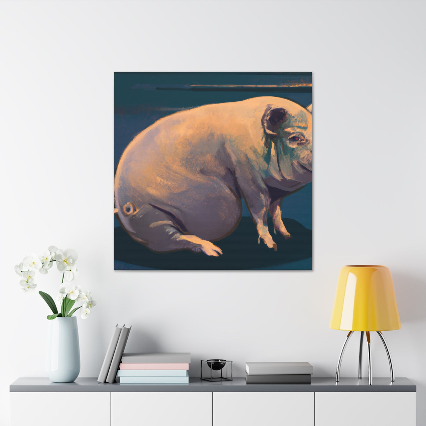 Pig as Pig Can - Canvas