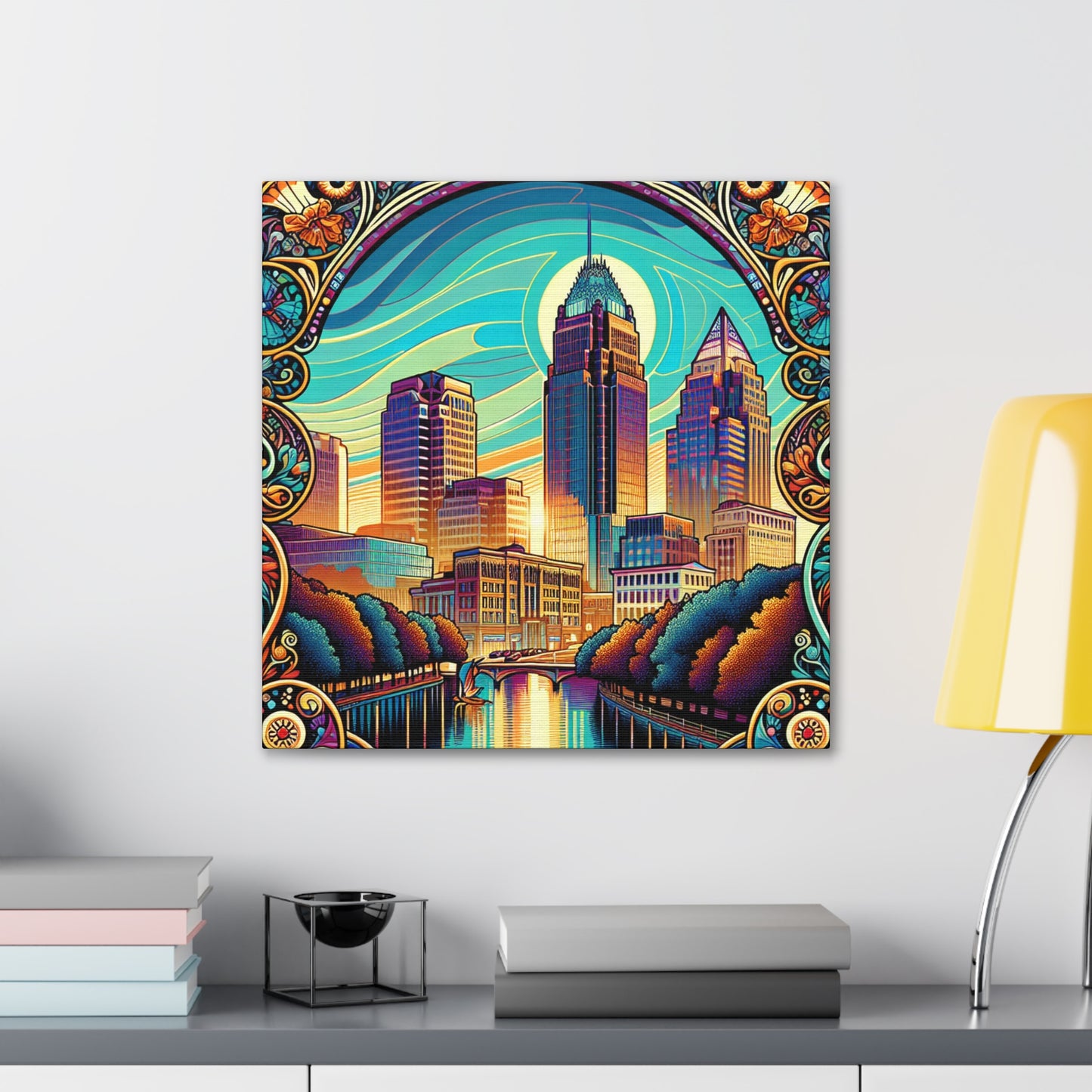 Whispering City Dreams - Canvas