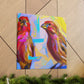 Finch in Expressionism - Canvas