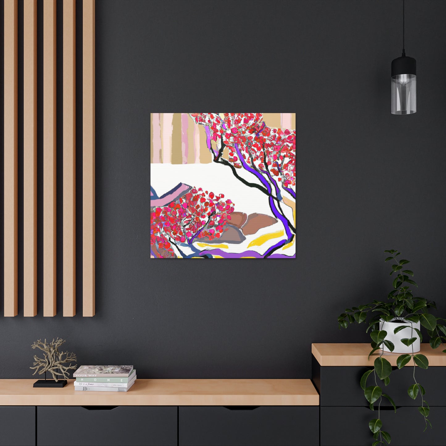 Cherry Blossom Reflection - Canvas