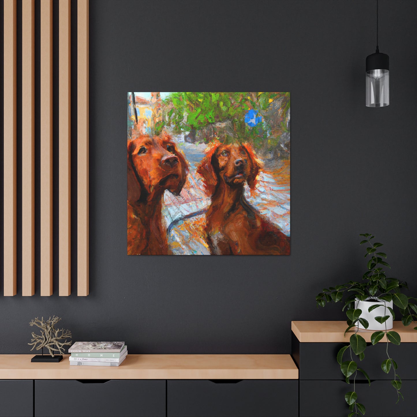 Irish Setter Portrait - Canvas