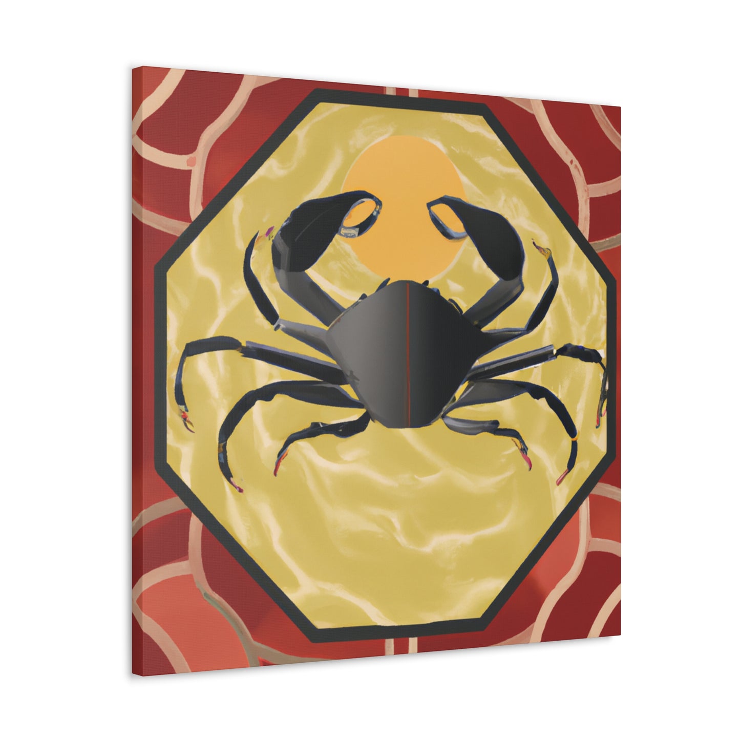 "Crab's Glamour Glows" - Canvas