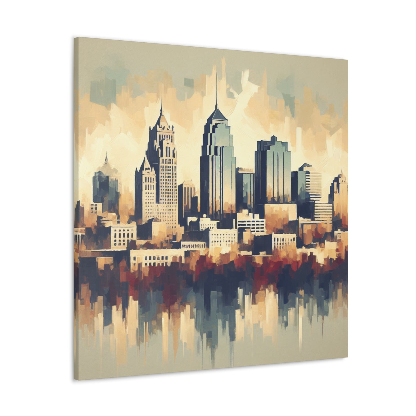 "Urban Symphony: Kansas Reverie" - Canvas