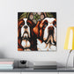 Saint Bernard Slumbering - Canvas