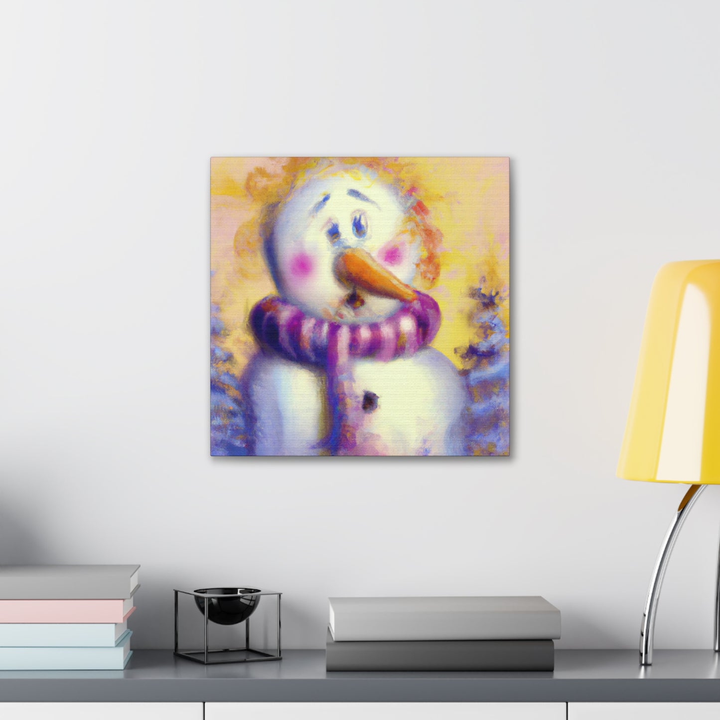 "Snowman in Surreality" - Canvas