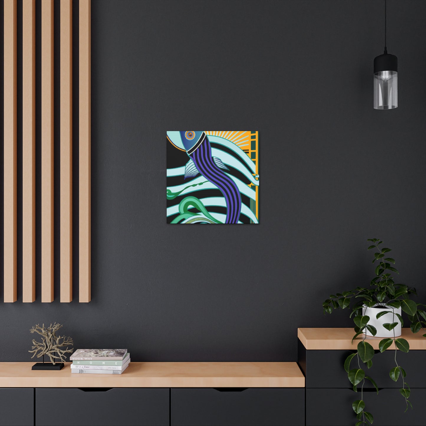 "Electrifying Eel Eccentricity" - Canvas