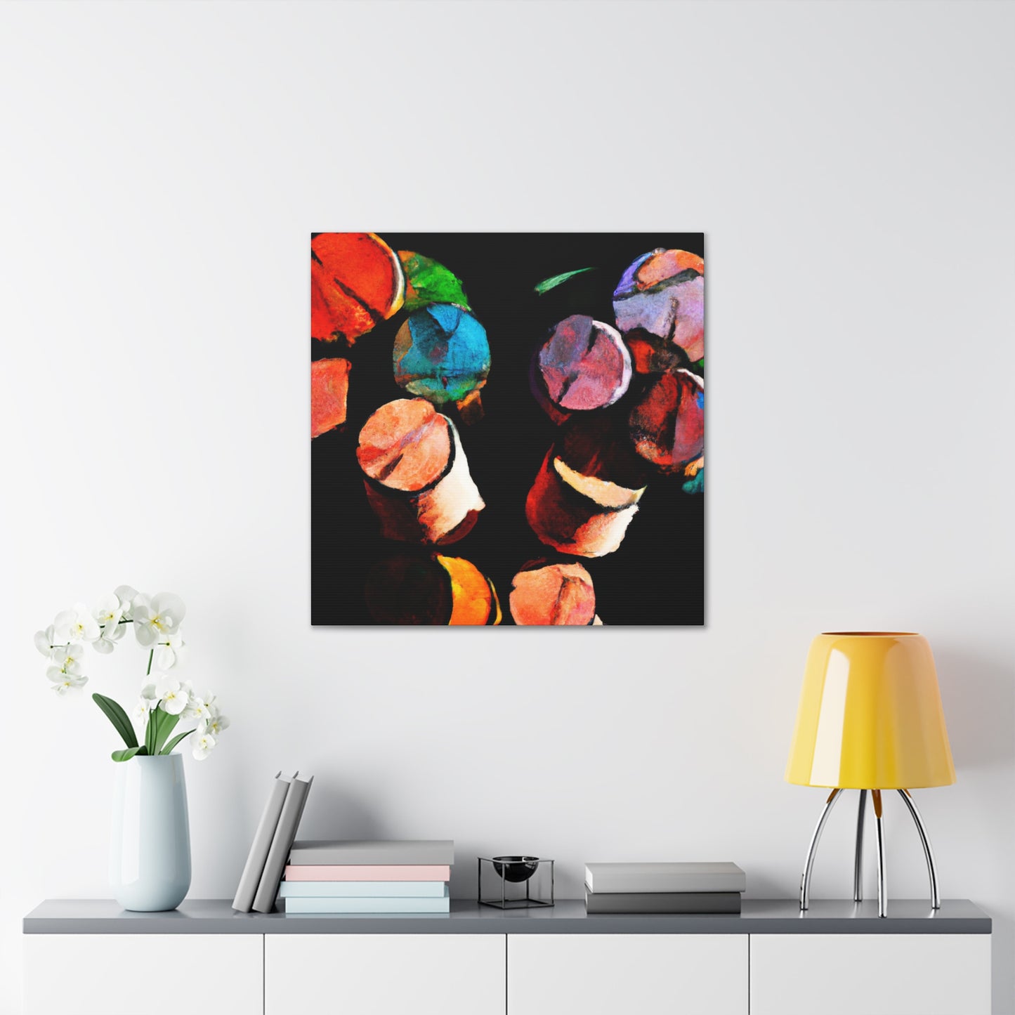 "Corks and Fauvism Vibes" - Canvas