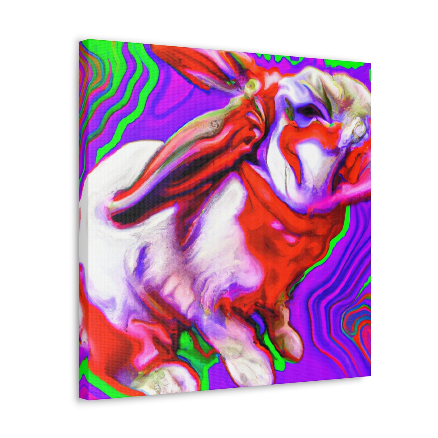 Rabbit in Pop Art - Canvas