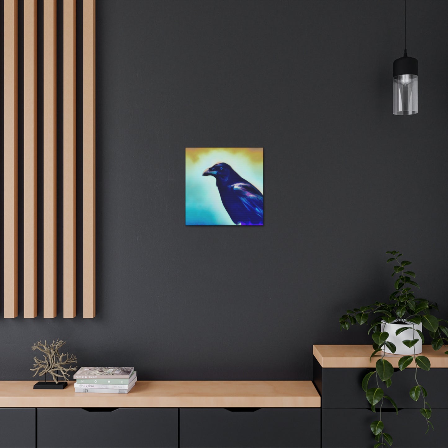 American Crow Flightpattern - Canvas