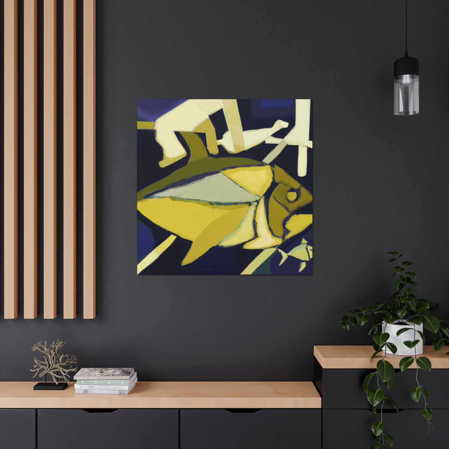 "Tuna Fish Expressionism" - Canvas