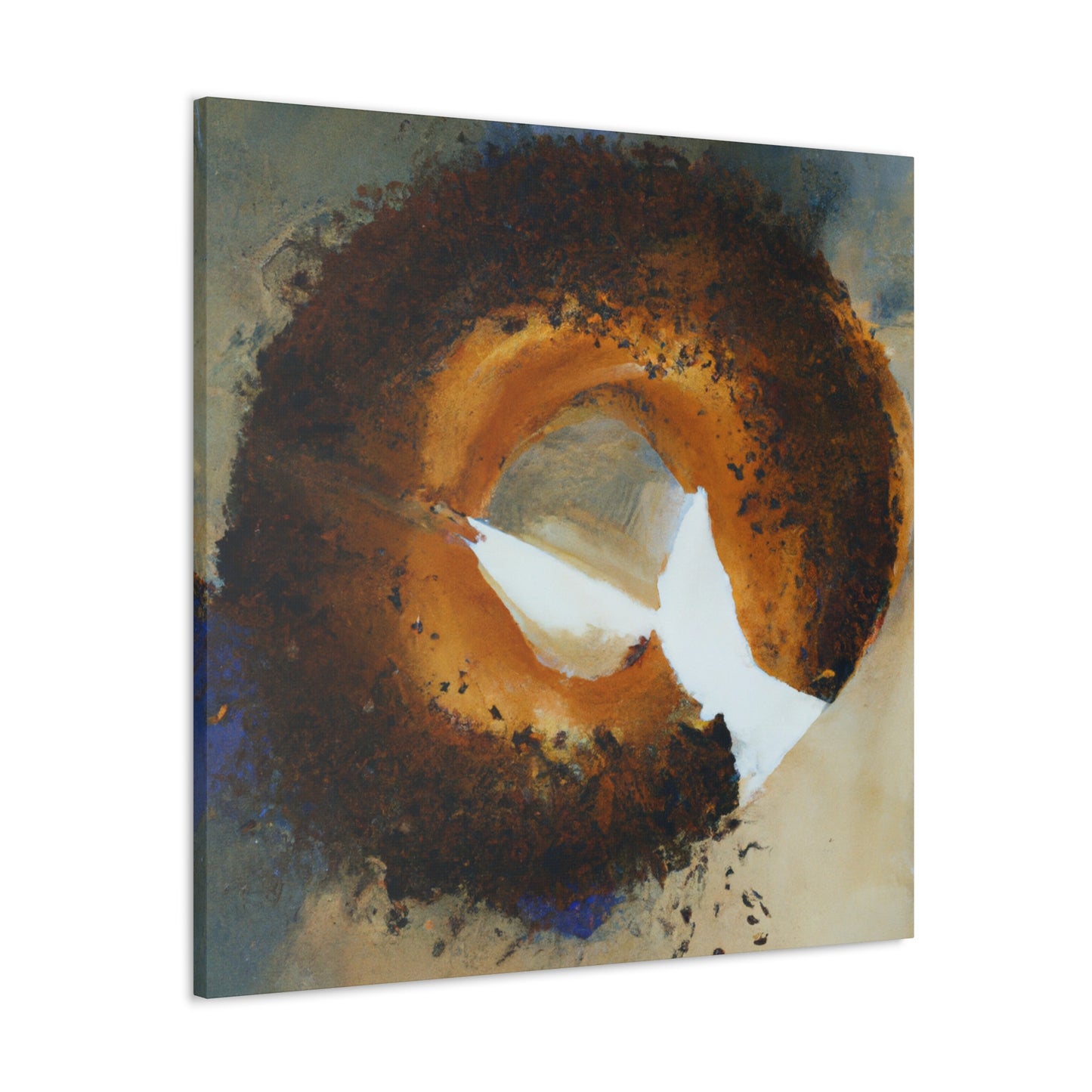 "Doughnut Delight Abstraction" - Canvas