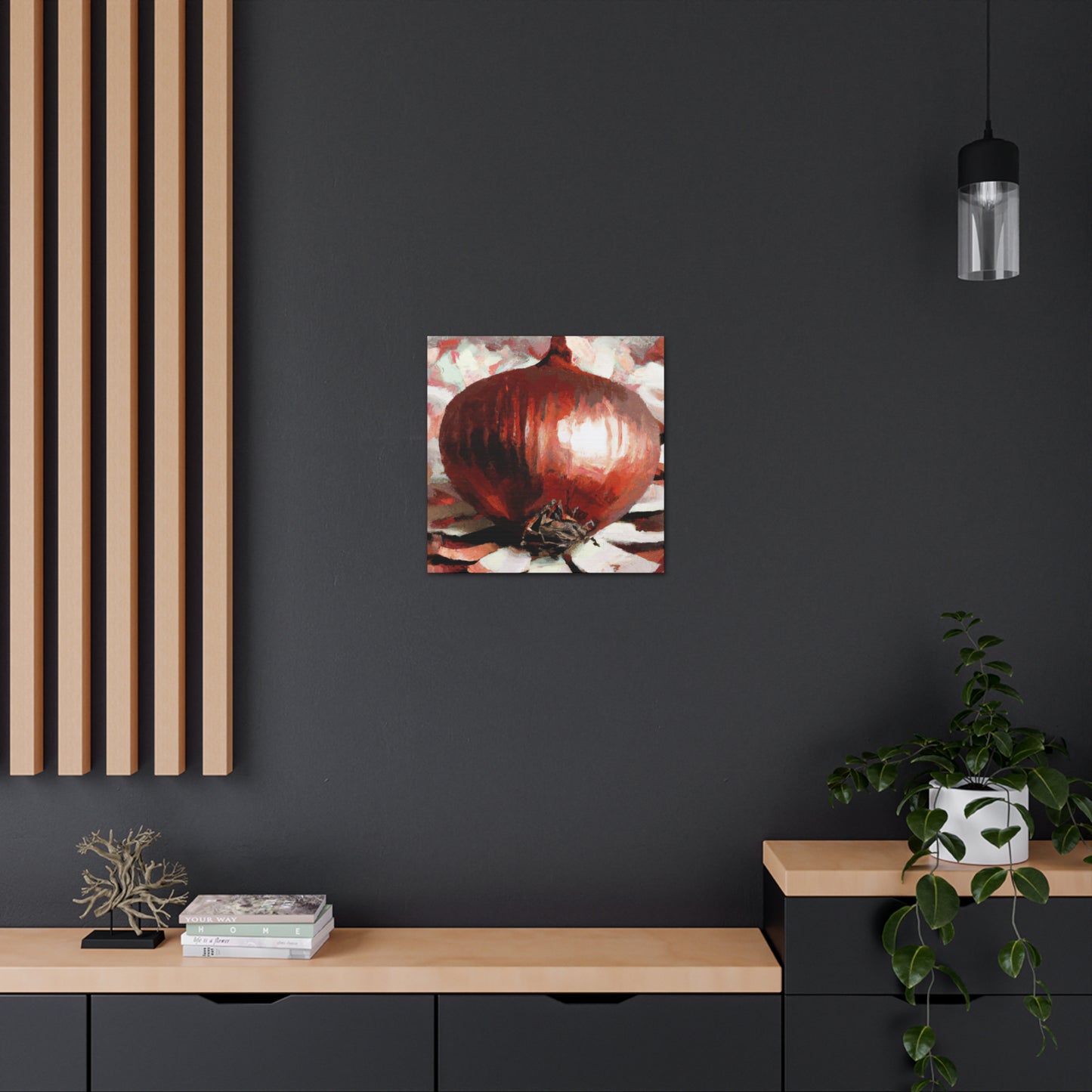 Onion in Baroque - Canvas