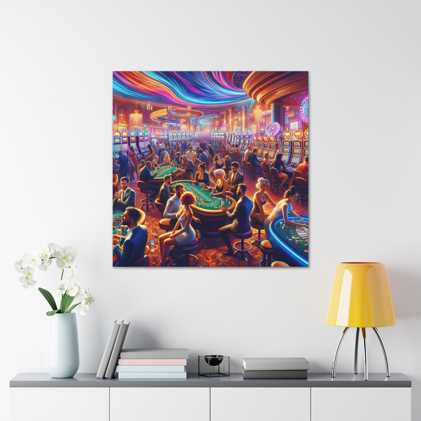 "Lavish Mirage Lights" - Canvas