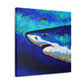 Shark in Impressionism - Canvas