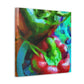 Peppers in Impressionism - Canvas