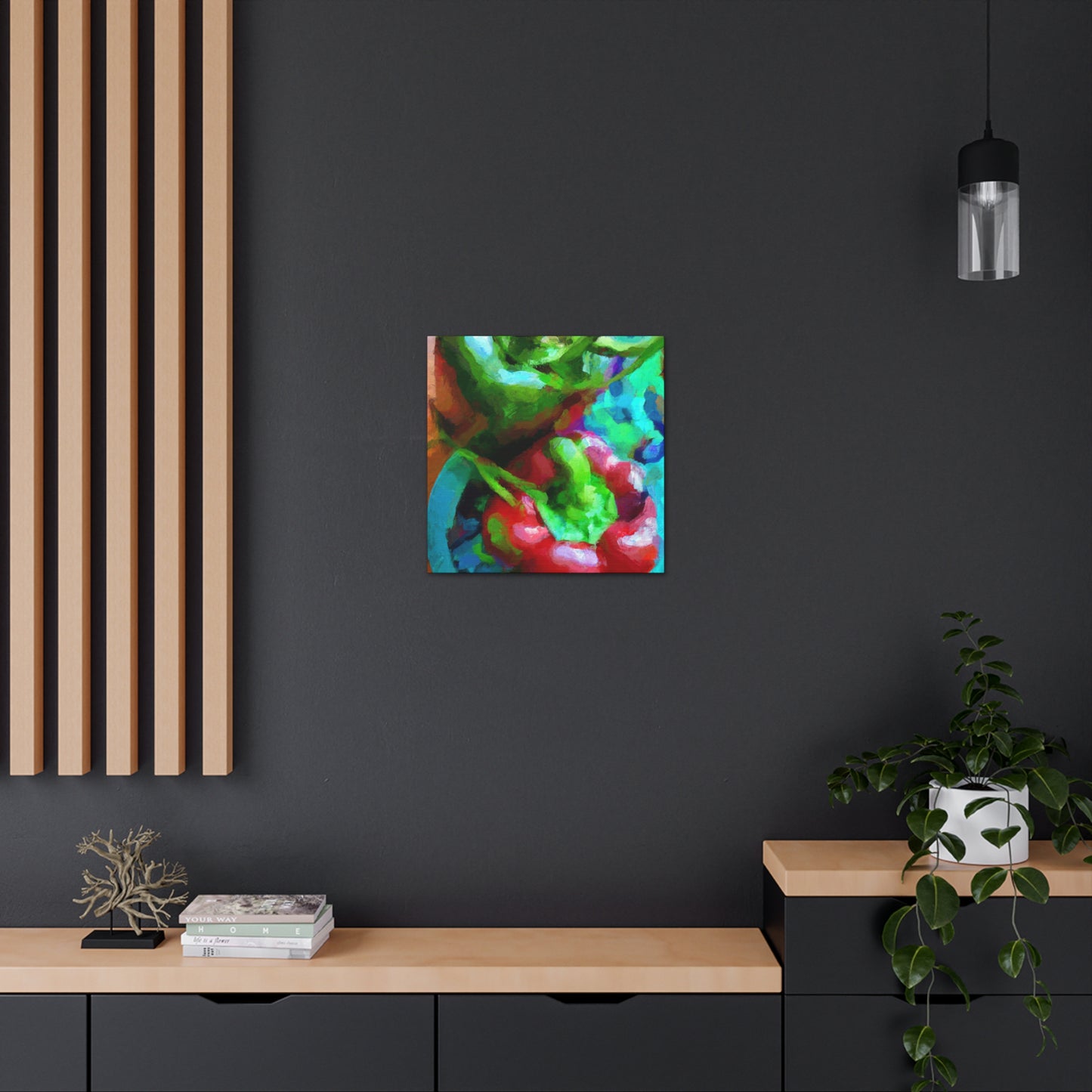 Peppers in Impressionism - Canvas