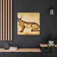 "Caracal in Art Deco" - Canvas