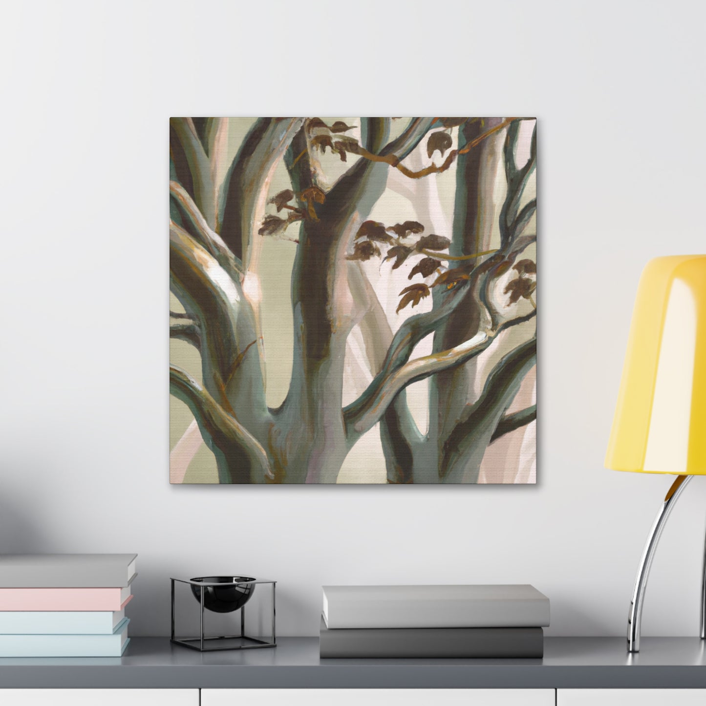 Beeches in Moonlight. - Canvas