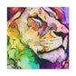 Lion in Fauvism - Canvas