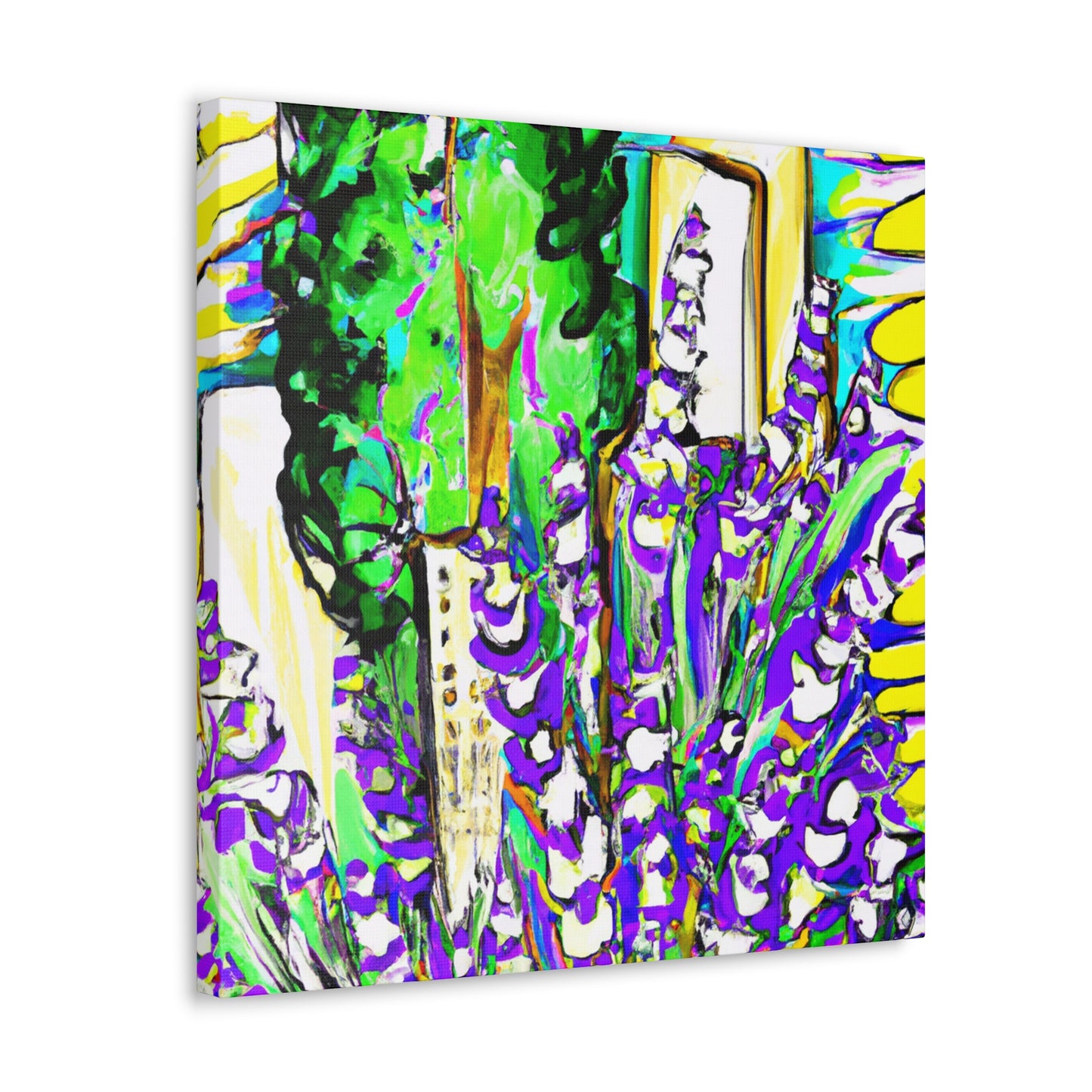 Lavender in Moonlight - Canvas