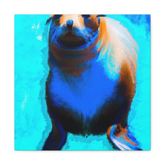 "Sea Lion By Sea." - Canvas