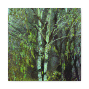 Birch Tree Impressionism - Canvas