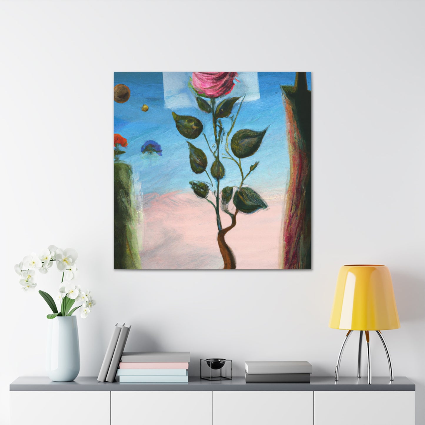 Rose of Abstract Dreams - Canvas