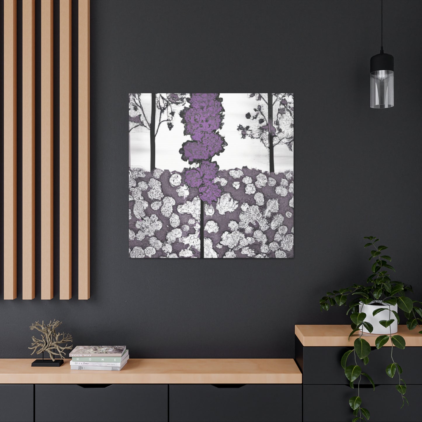 "Lilac in Surrealism" - Canvas