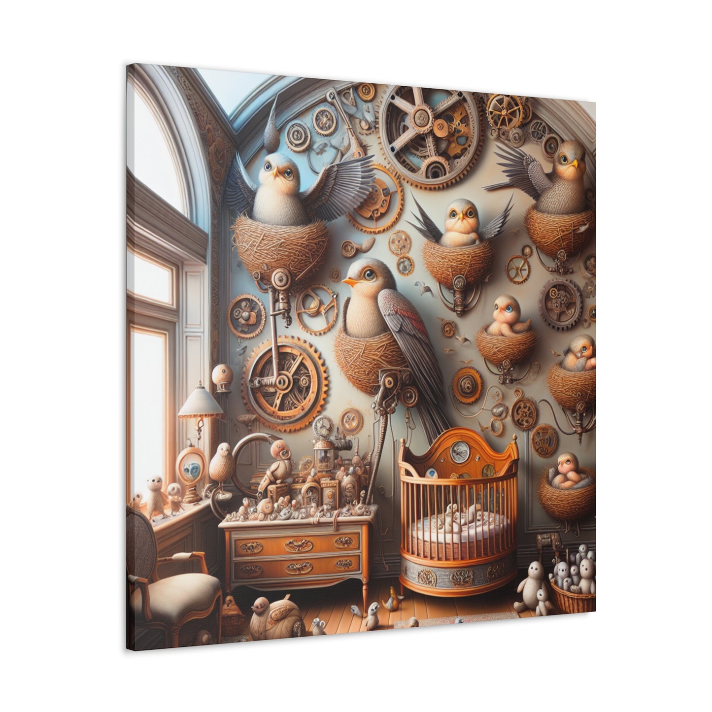 Aetherial Avian Abodes - Canvas