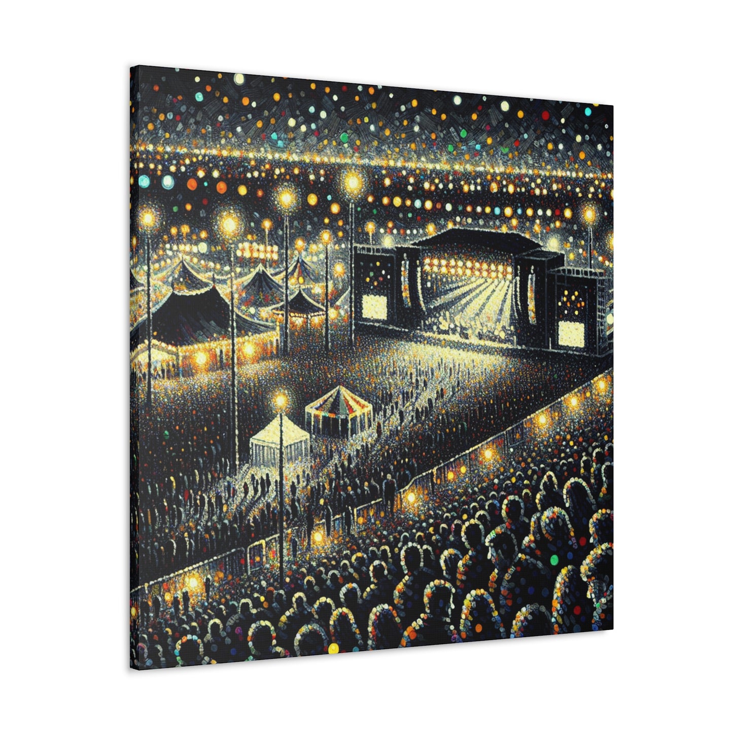 "Joyous Mosaic of Revelry" - Canvas